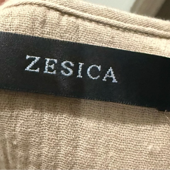 Elegant Tan Mini Dress - Picture 6 of 7